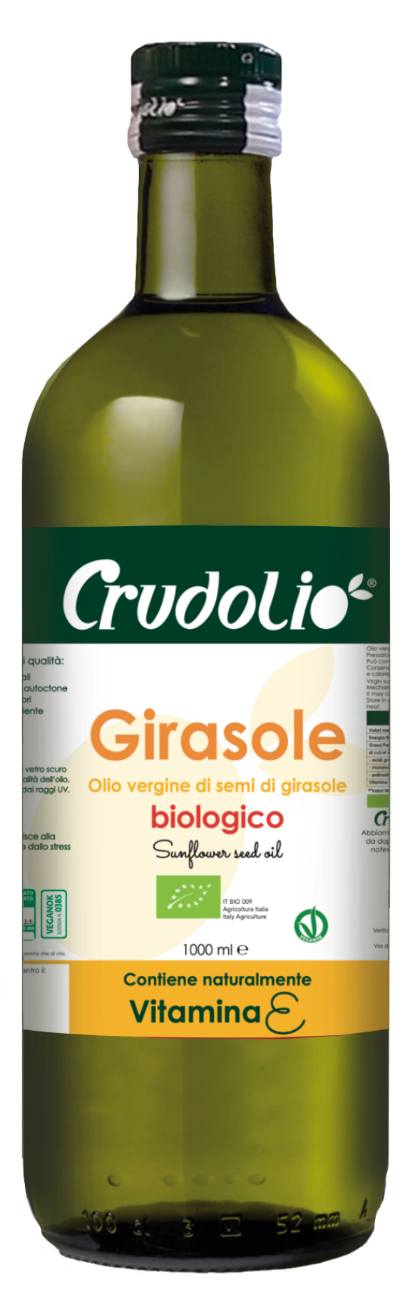 Olio di semi di girasole altoleico CRUDOLIO Agricoltura biologica - NaturaSì